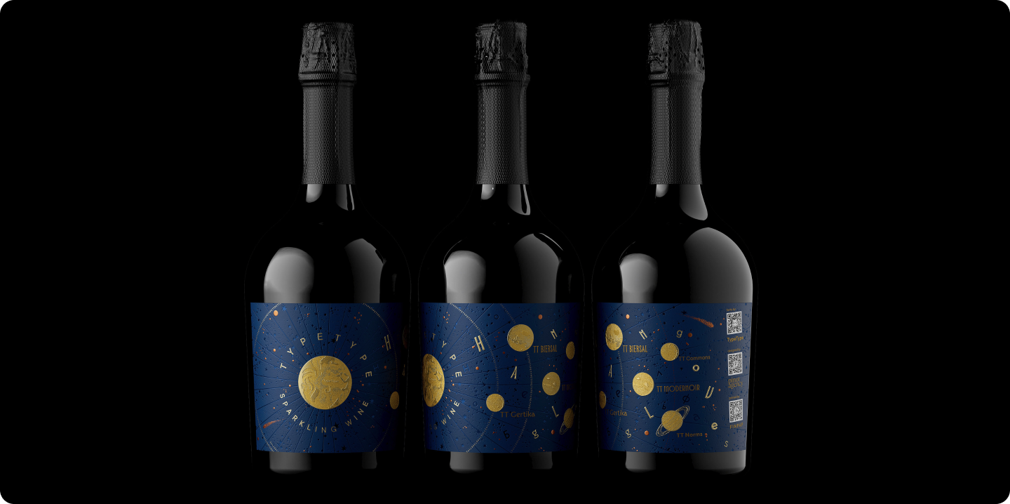 Font Universe in a Bottle: How Pinot Company and TypeType Created “Font Wine”