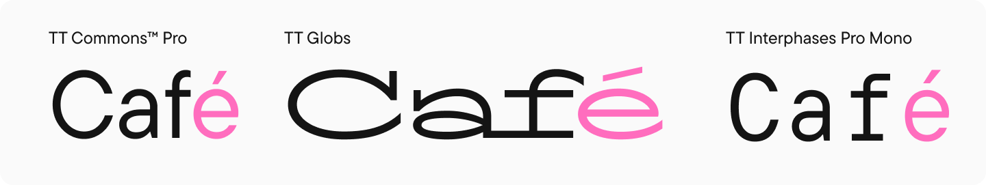 Particular Characters and Punctuation Marks in Fonts: Information to Typographical Symbols