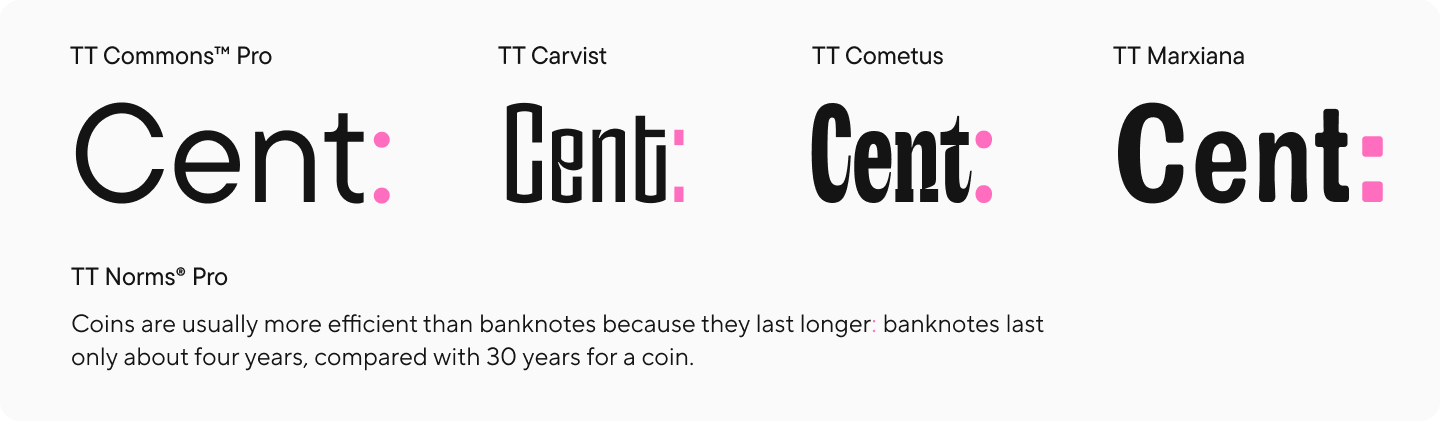 Particular Characters and Punctuation Marks in Fonts: Information to Typographical Symbols